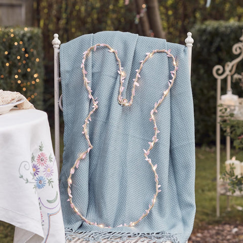 Battery operated Easter bunny silhouette wall decoration