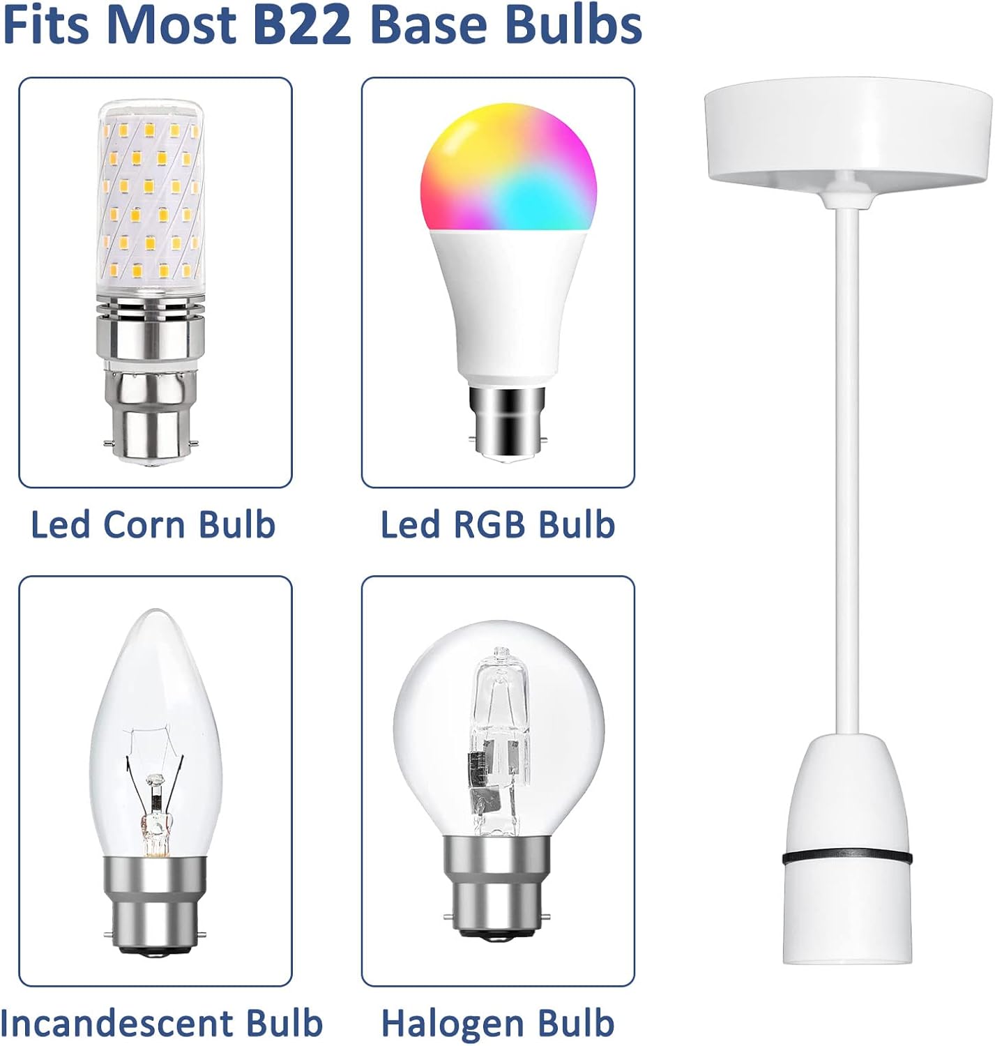 Bayonet socket light fitting

