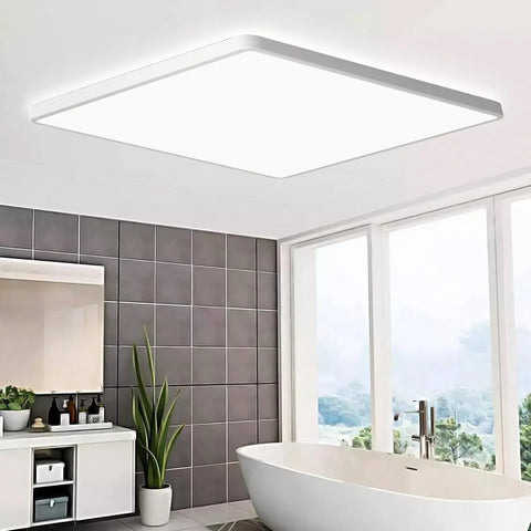 48W LED Square Ceiling Light 30x30cm Cool White Flush Mount - Give a New Look To Your Room - Make a Dull Room Feel Fresh