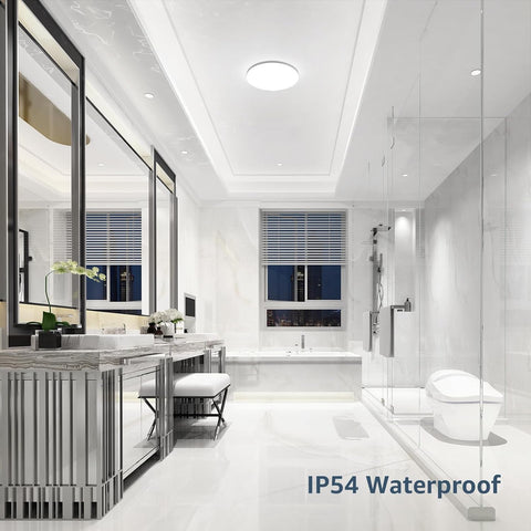IP54 Waterproof LED Ceiling Light for Hallways & Porches

