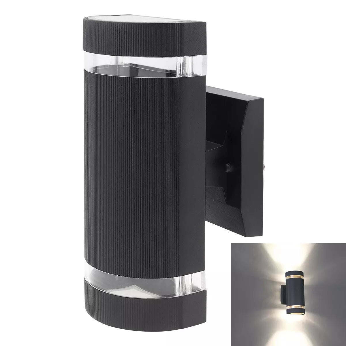 Best Up Down Wall Sconce – GU10 Lamp for Indoor & Outdoor – Balcony, Garage, Porch, Patio