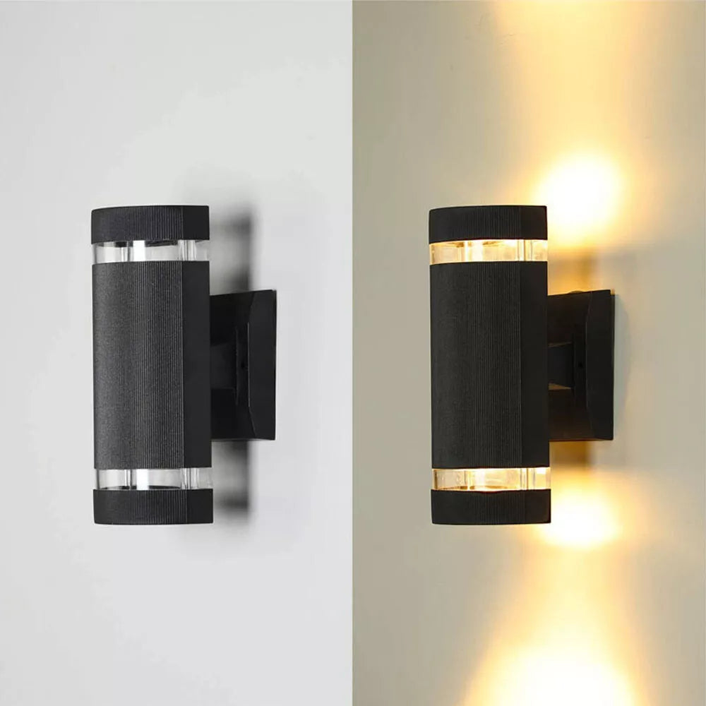 Best Up Down Wall Sconce – GU10 Lamp for Indoor & Outdoor – Balcony, Garage, Porch, Patio