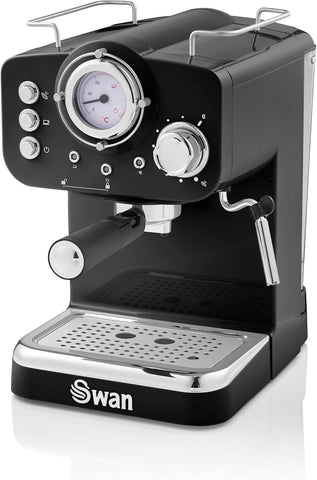 Black Swan espresso machine on a white background