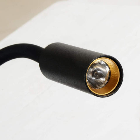 Black and Wood LED Reading Light

