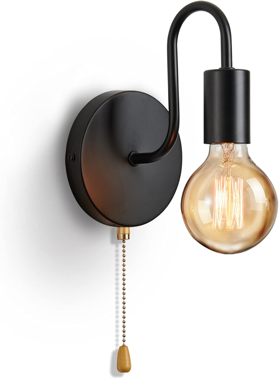 Black vintage wall sconce

