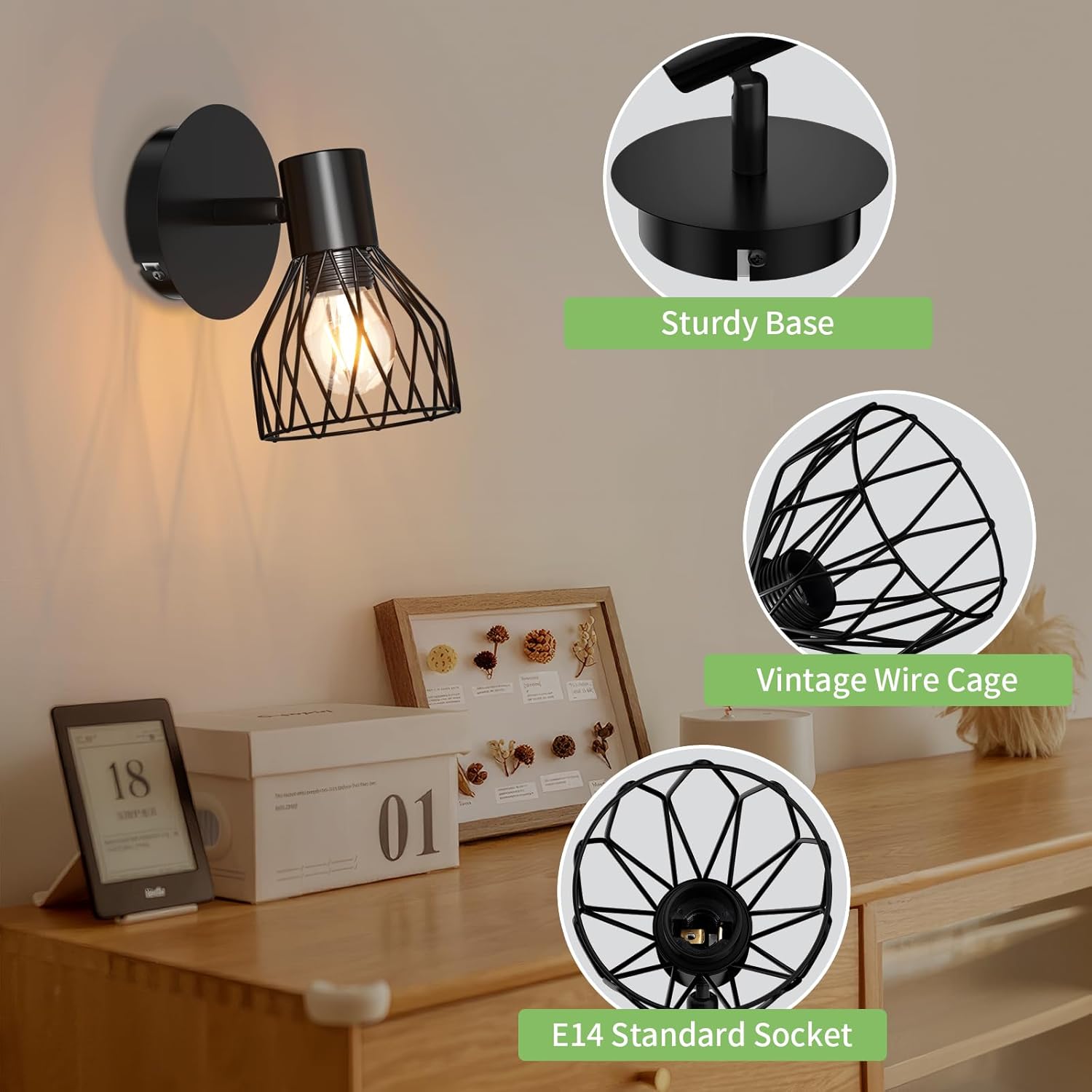 Black wall lamps for living room

