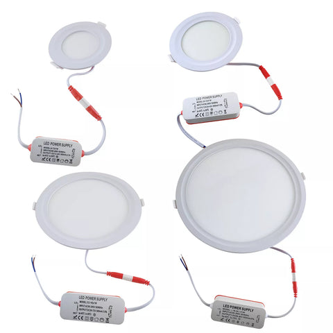 Bright Round LED Ceiling Light Panel Down Lights Living Room Bathroom Wall Lamp