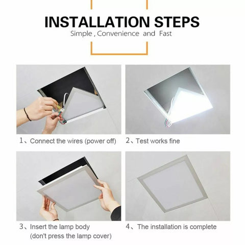 Cool White 4000K LED Panel Light UK

