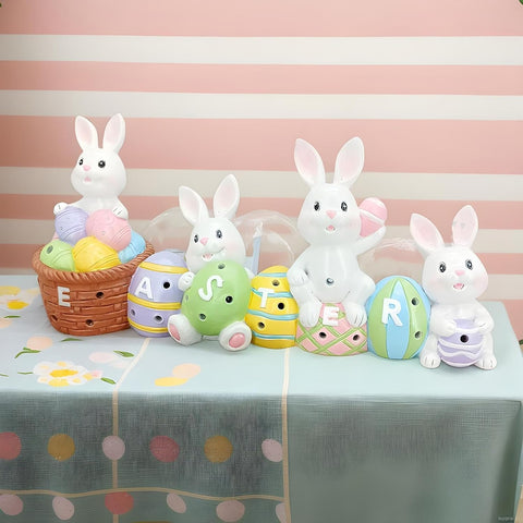 Bunny and egg Easter tabletop decoration