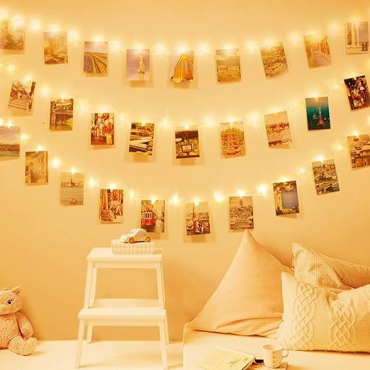 Buy 100 LED Photo Clip String Lights In UK - Shop Now!