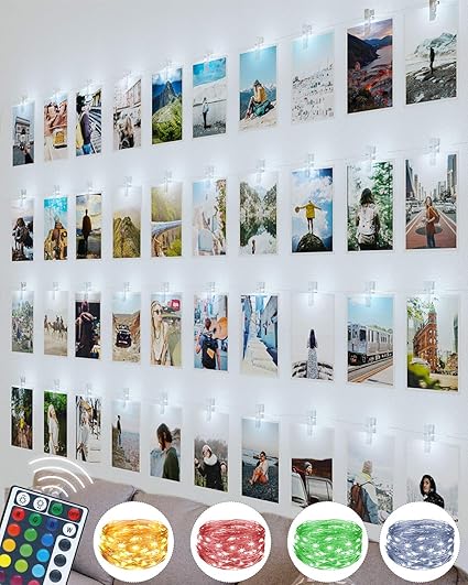 Buy 100 LED Photo Clip String Lights In UK - Shop Now!