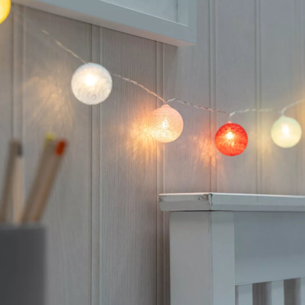 Buy 10 LED Indoor Ball Fairy Lights In UK - Shop Now 