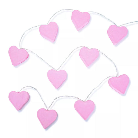 Valentine’s Day heart string lights UK


