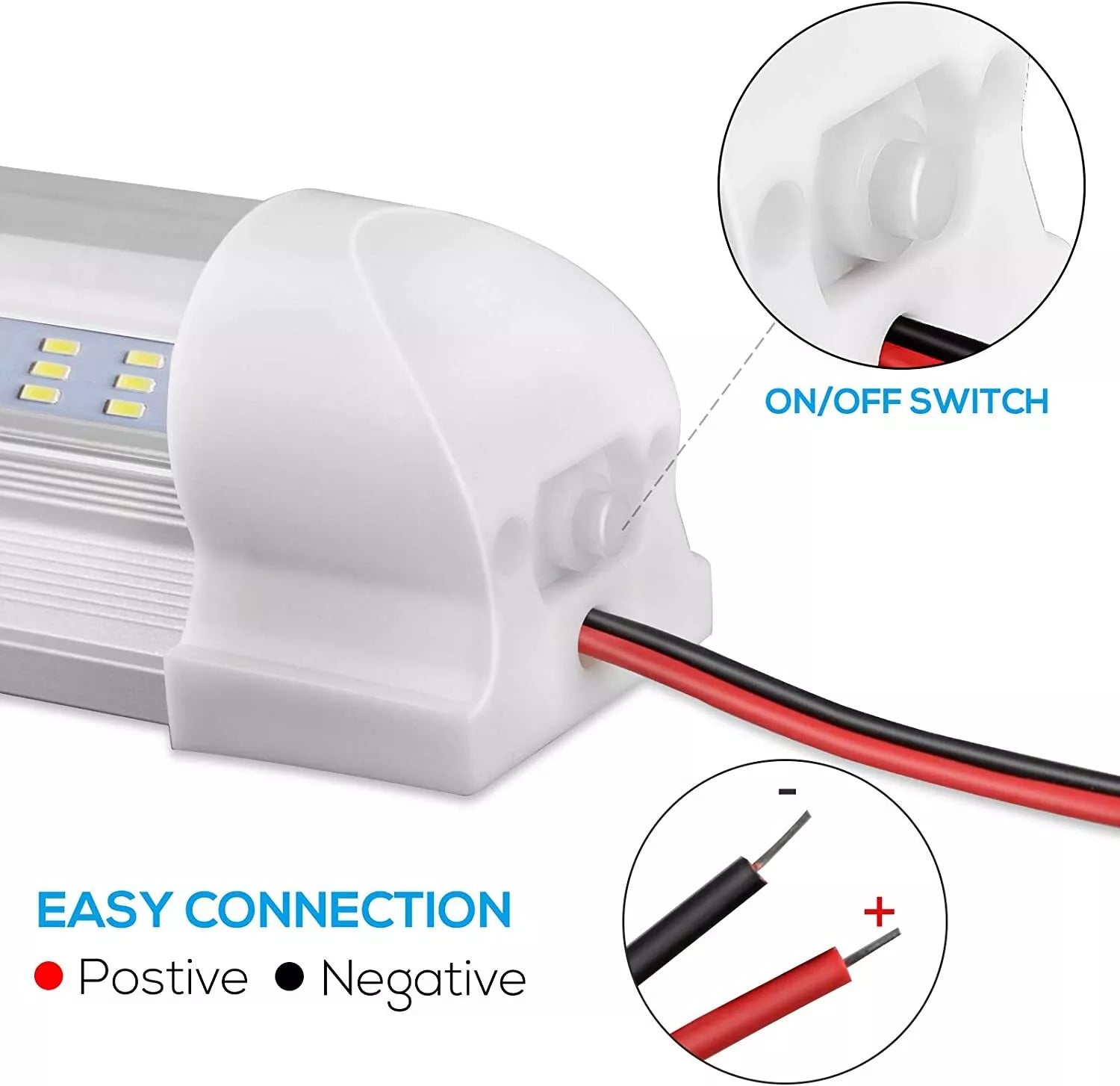 Buy 12V 108 LED Car Interior Strip Light Bar Light In UK - Shop Now!