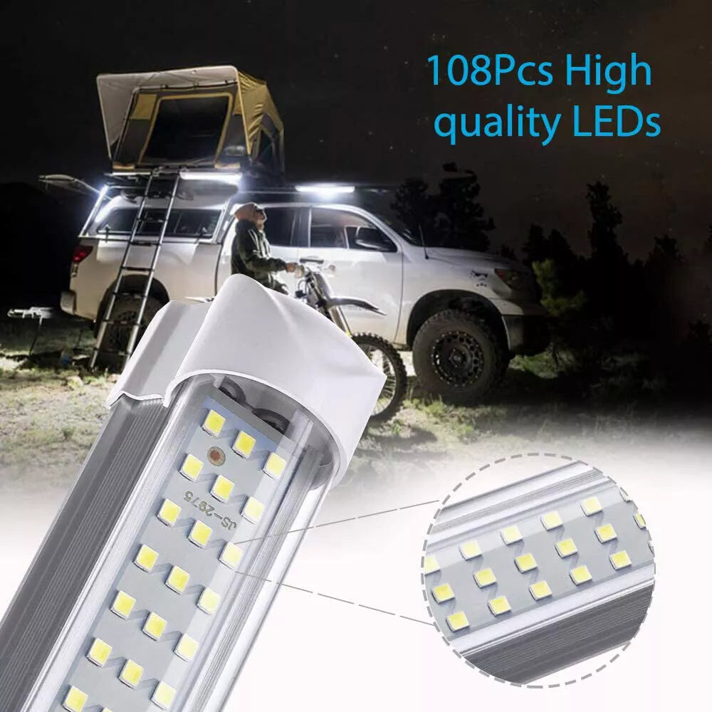 Buy 12V 108 LED Car Interior Strip Light Bar Light In UK - Shop Now!