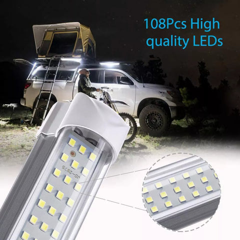 Buy 12V 108 LED Car Interior Strip Light Bar Light In UK - Shop Now!