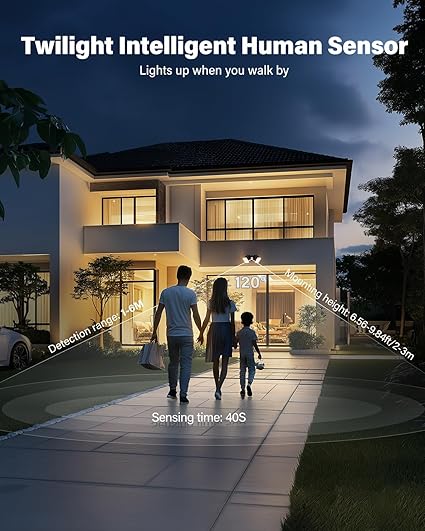 Buy 12W UpDown Outdoor Motion Sensor Wall Light In UK - Shop Now!