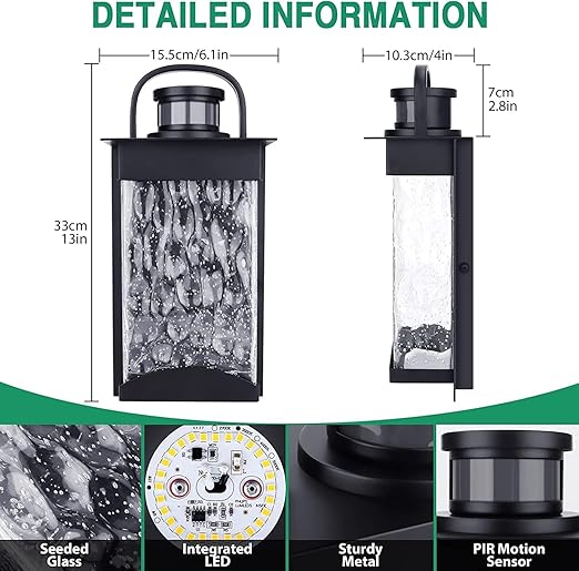 Buy 13W Outdoor Security Motion Sensor Wall Lights in UK - Shop Now!