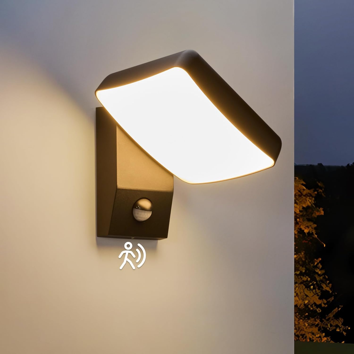 Buy 18W LED PIR Motion Sensor Outdoor Wall Light In UK - Shop Now