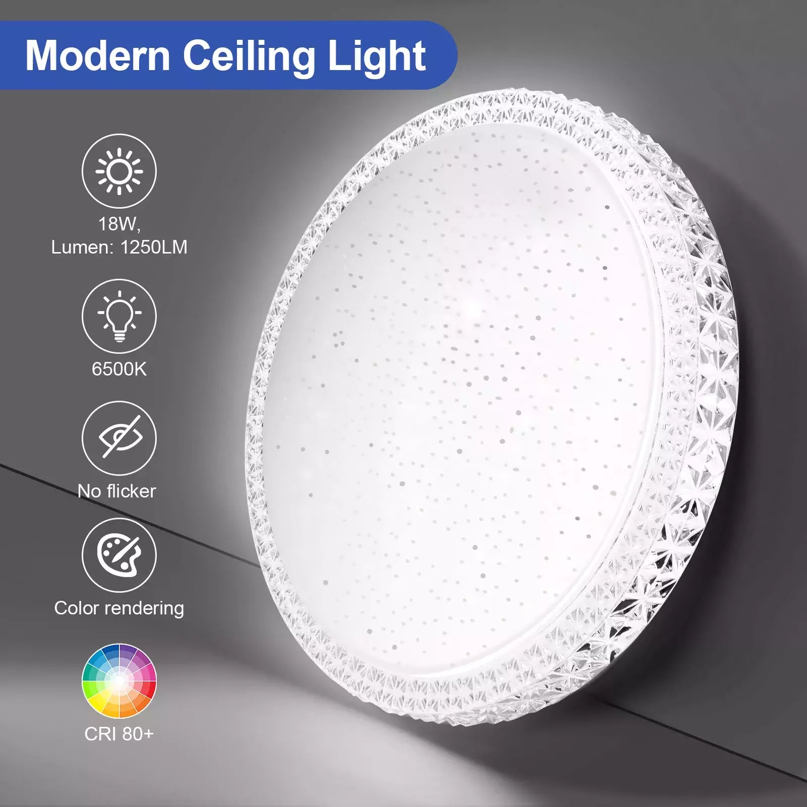 Buy 18W LED Round Ceiling Light in UK - Shop Now!