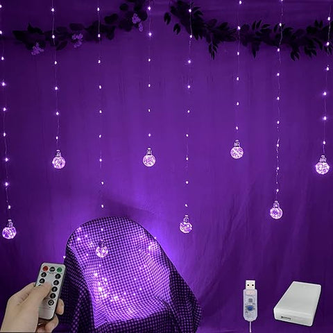 Indoor LED ball curtain light pattern

