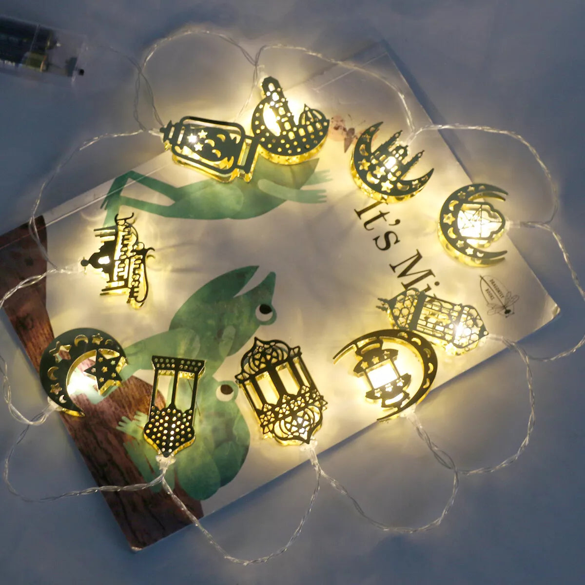 Buy 20 LED Ramadan Moon Star String Fairy Lights In UK - Shop Now!