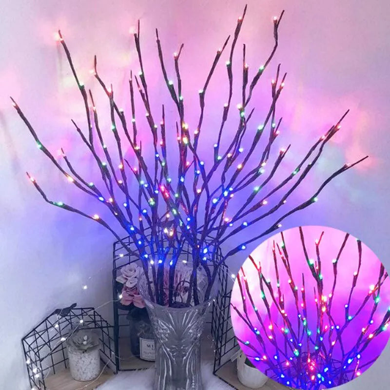 Buy 20 LED Willow Twig Tree Branch Fairy Lights In UK - Shop Now!