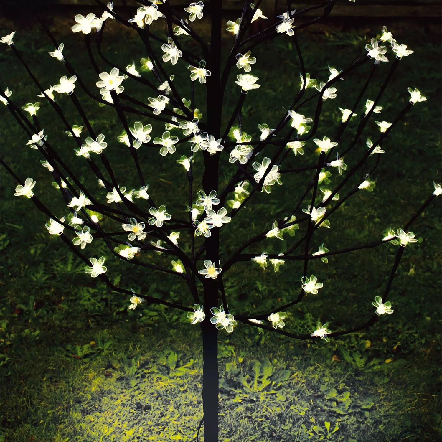 Buy 240 LED Solar Powered Cone Shaped Branch Tree Lights In UK - Shop Now