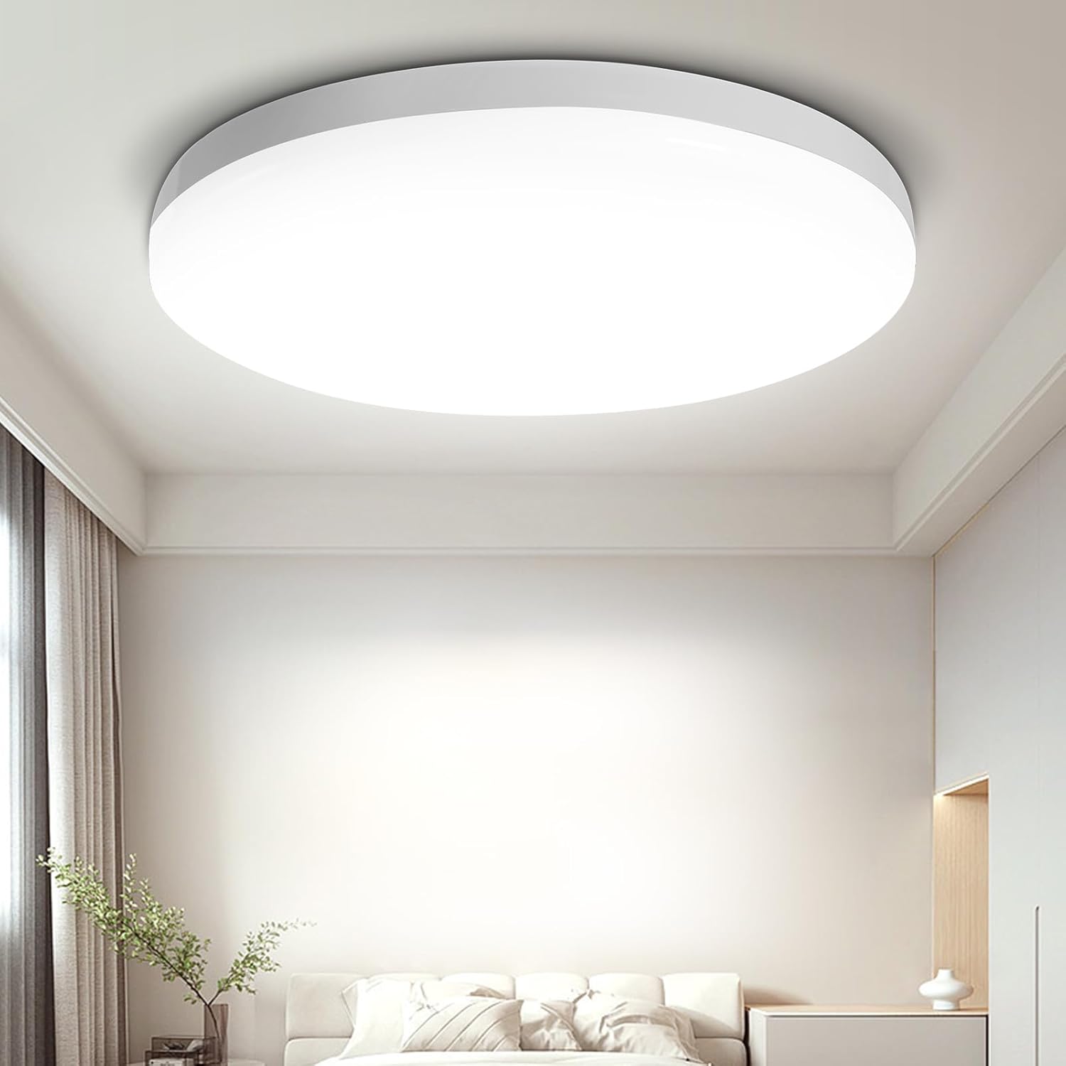 Buy 24W Flush Mount Round LED Ceiling Light in UK - Shop Now