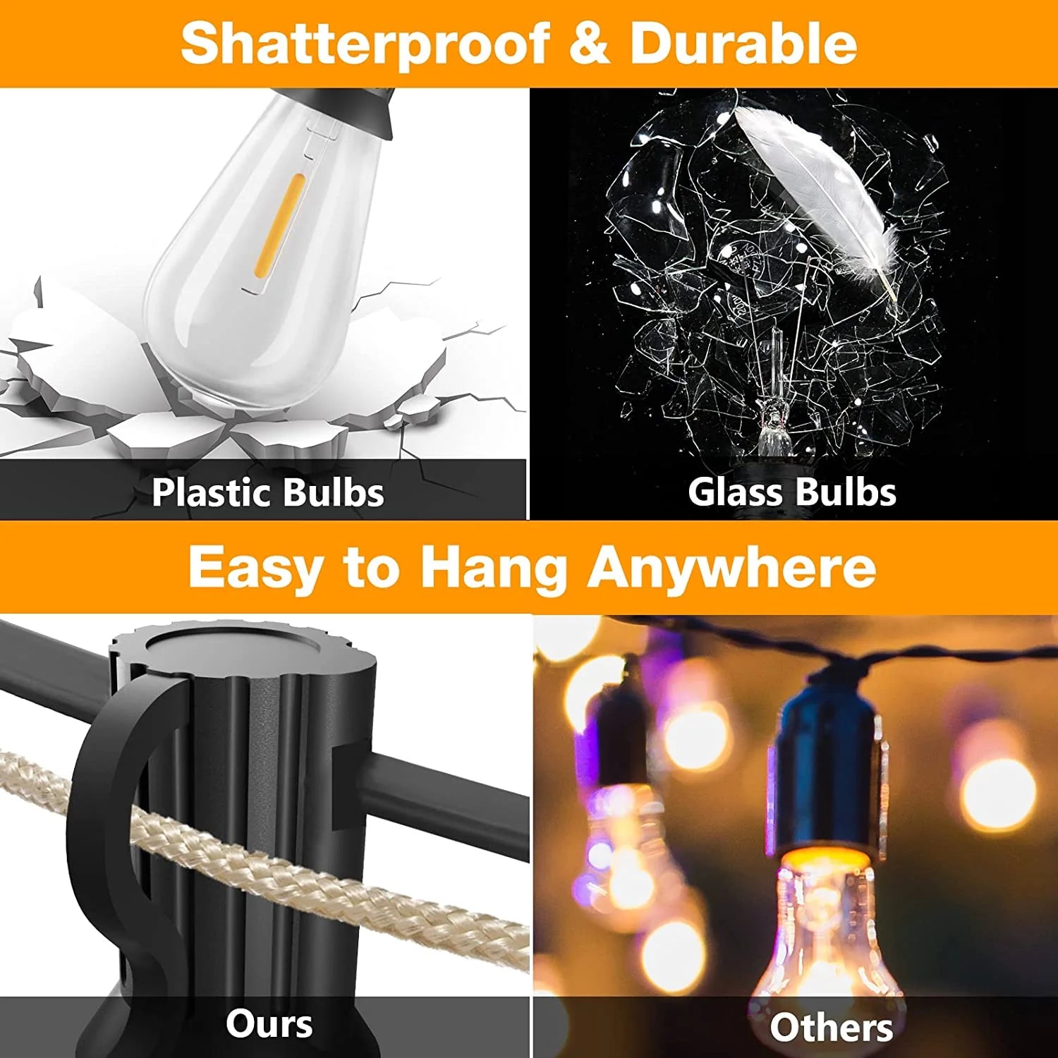 Buy 24W LED Outdoor Garden Festoon Lights In UK - Shop Now!