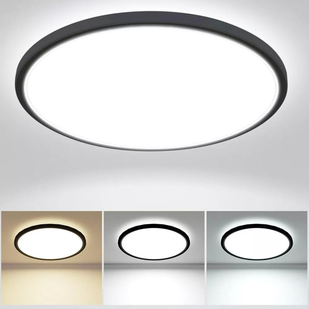 Led Ceiling Array Panel 24W Round LED Ceiling Panel - IP44 Modern Flush Ceiling Lamp