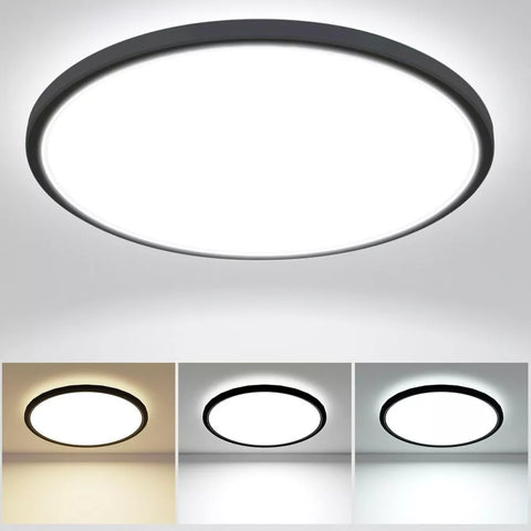 Slim LED ceiling light panel for kitchen

