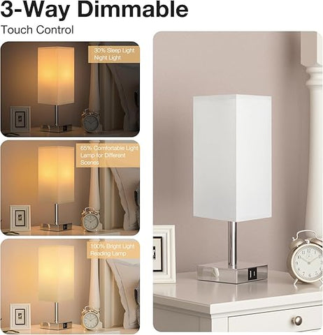 Lamp's packaging box with Alpha Lights branding

