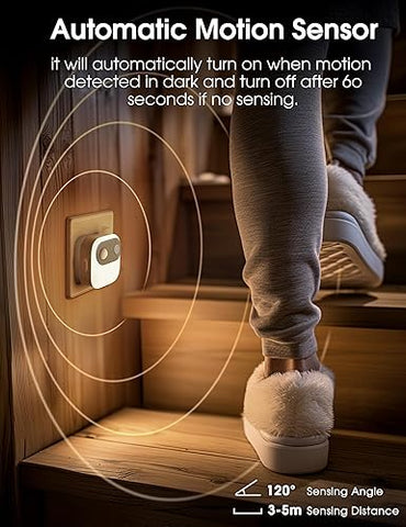 Buy 2 Pack LED Motion Sensor Night Wall Light in UK - Upgrade Today!