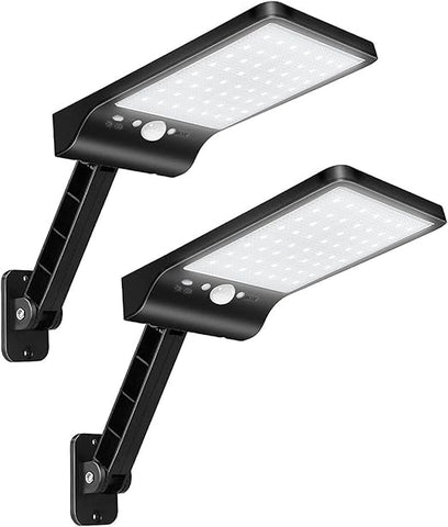 Pack of 2 solar LED security lights with motion sensor

