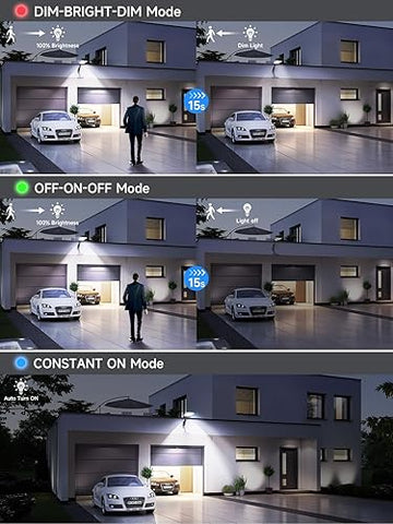 2 x 6W LED solar wall lights for driveways

