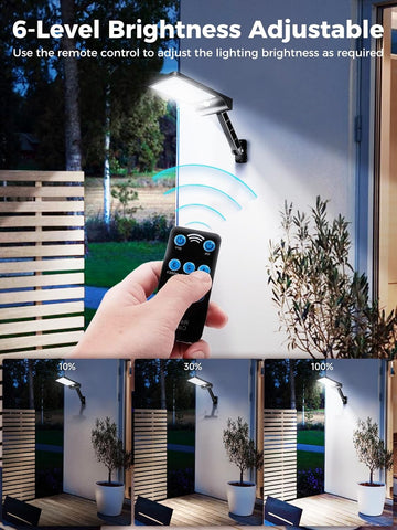 Weatherproof solar LED lights for fences


