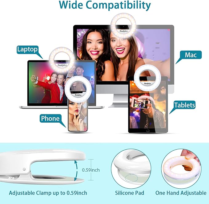 Buy 40 LEDs Selfie Ring Light for Phone In UK - Shop Now