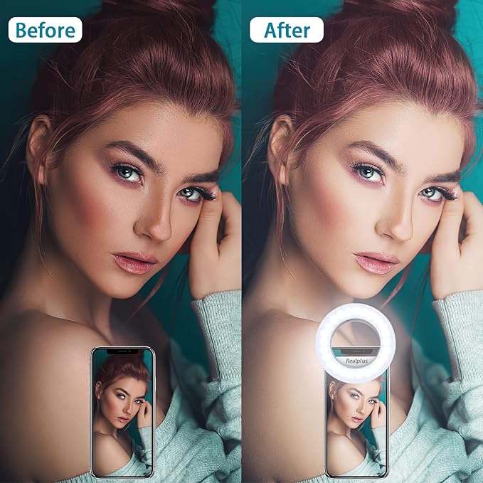 Buy 40 LEDs Selfie Ring Light for Phone In UK - Shop Now