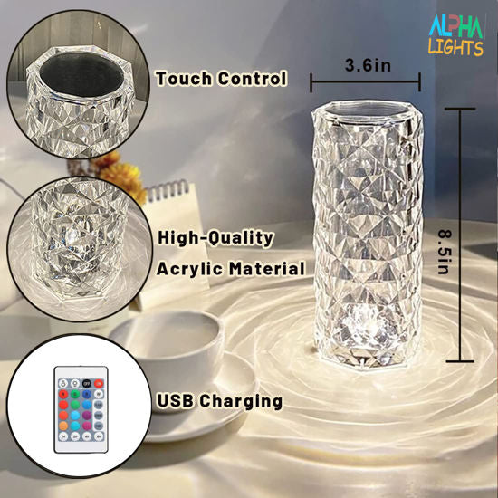 USB rechargeable LED lamp with wireless convenience