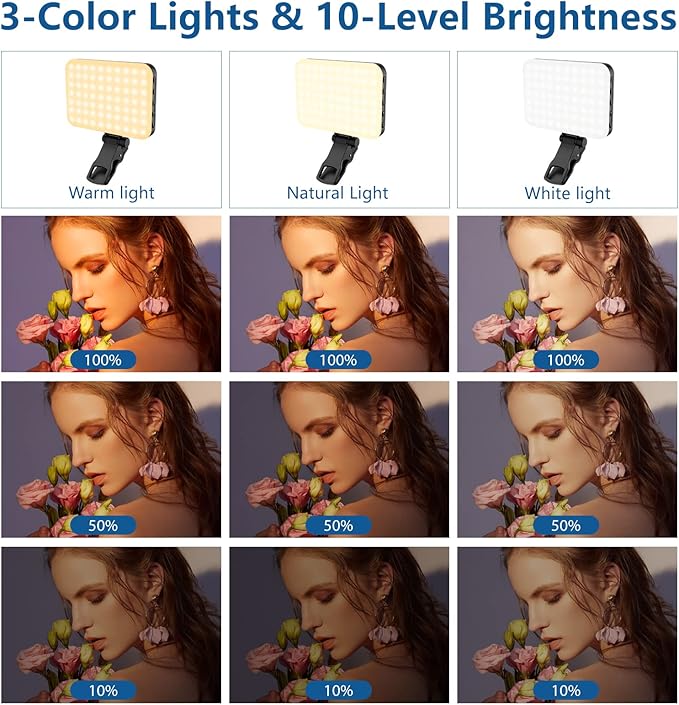 Buy 60 LEDs Selfie Light with Clip In UK - Shop Now