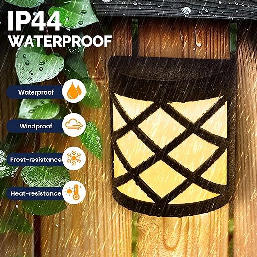 Buy 6 LED Solar Powered Fence Wall Light In UK - Shop Now!