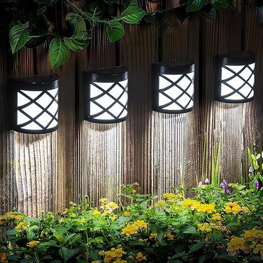 Buy 6 LED Solar Powered Fence Wall Light In UK - Shop Now!