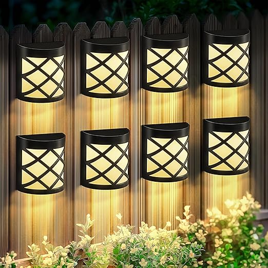 Buy 6 LED Solar Powered Fence Wall Light In UK - Shop Now!