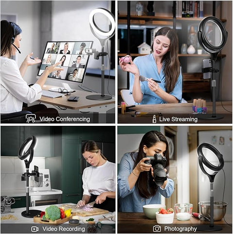 Buy 7 Inch Desk Ring Light with Stand in UK - Shop Now