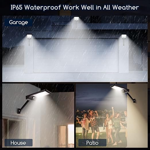 Buy Adjustable Solar Security LED Wall Light In UK - Shop Now