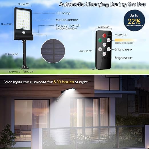 Buy Adjustable Solar Security LED Wall Light In UK - Shop Now