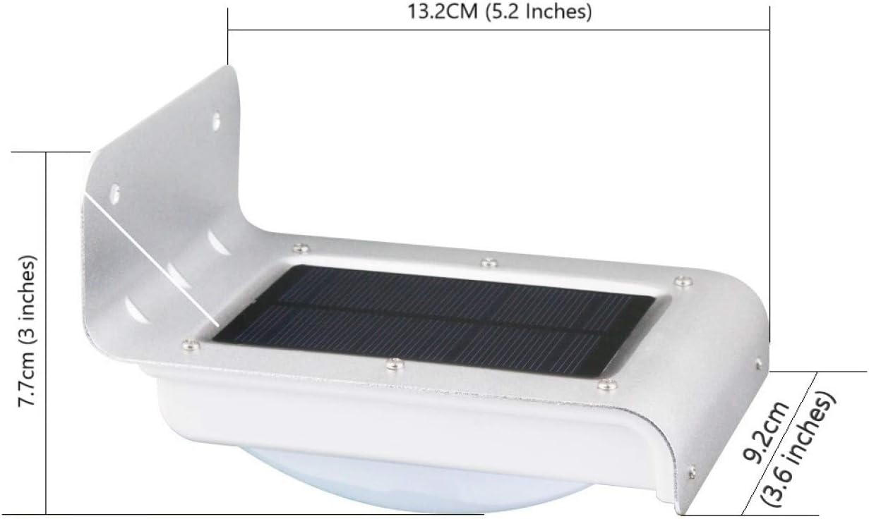 Buy Aluminum Motion Sensor LED Solar Security Light In UK - Shop Now