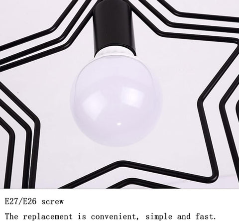 Black pendant lamp with wide shade and clean lines


