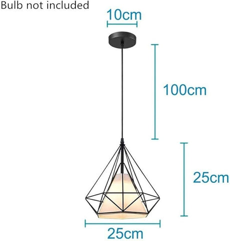 Black dome pendant light for minimalist decor

